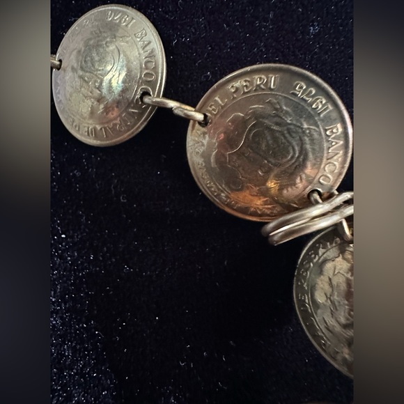 1975 Copper Coin Belt ( Peruvian vintage coin )‎ main image 5